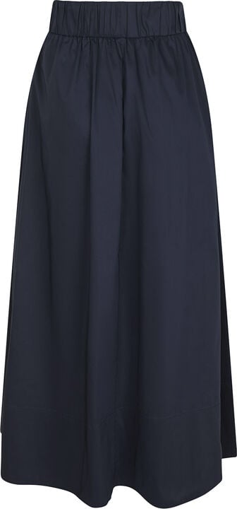 Yara Long Poplin Skirt