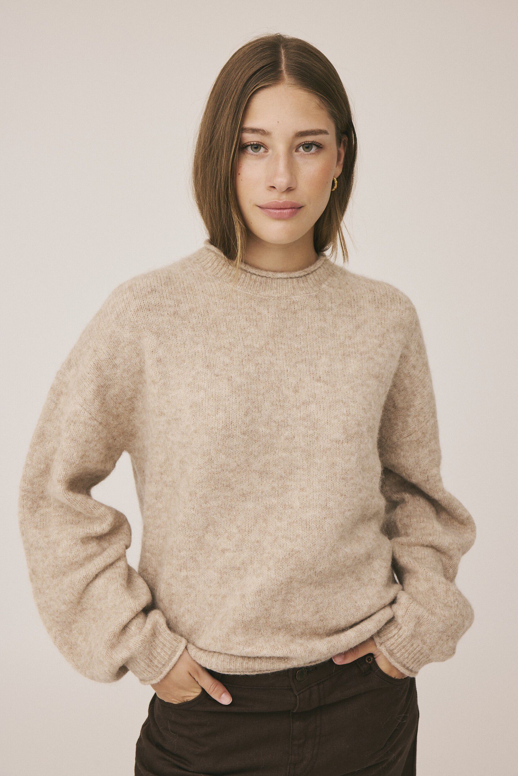 Cindi 9 Striksweater - Alpakamix RWS