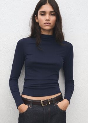 Turtleneck T-shirt
