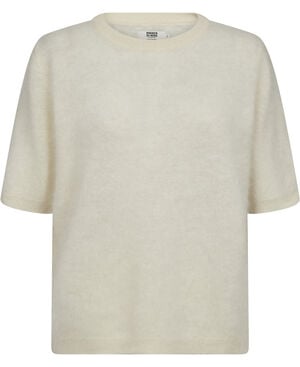 Geneve 1 Kortærmede strikbluse - 100% Cashmere