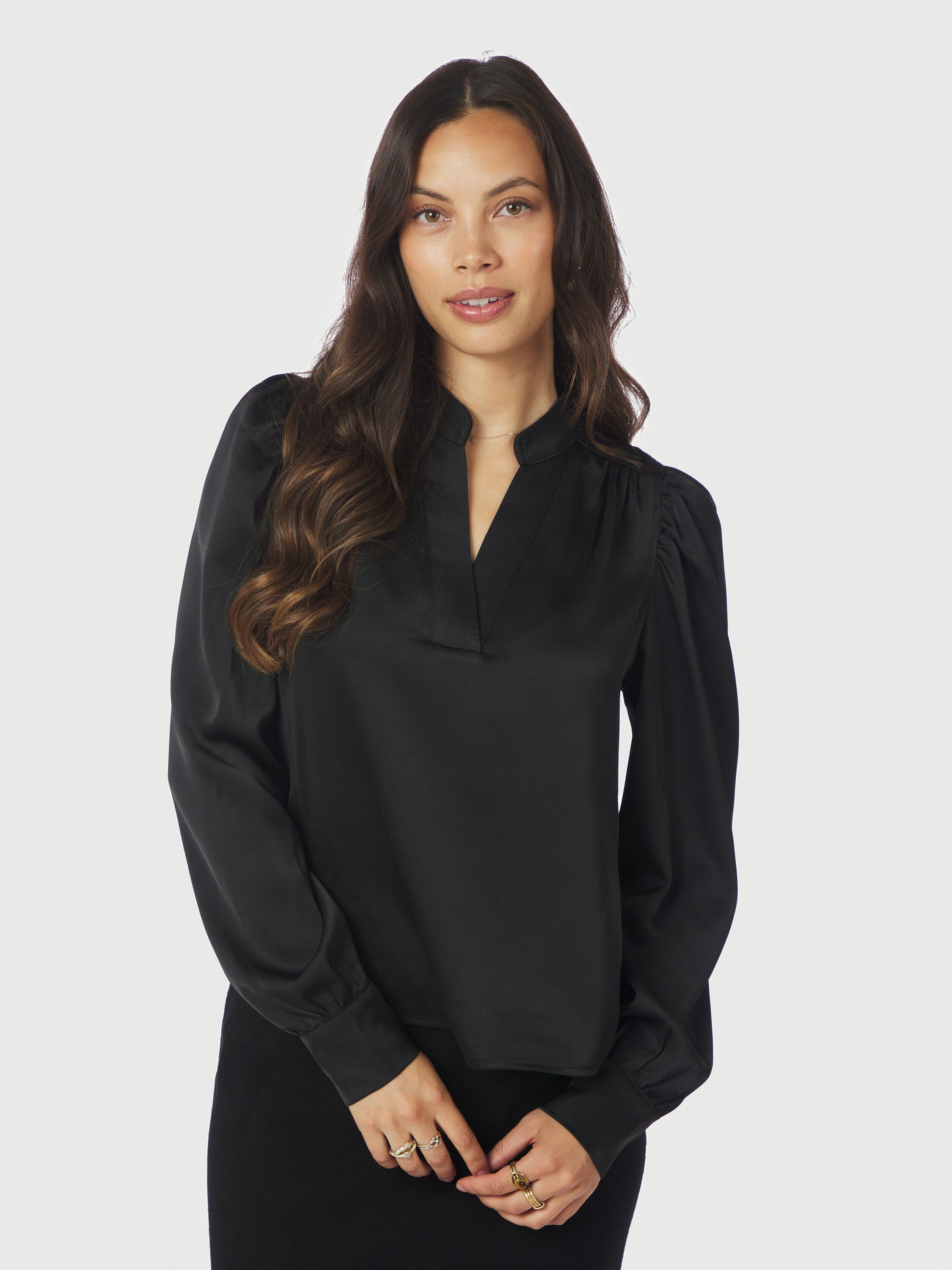 Rosslyn Heavy Sateen Blouse