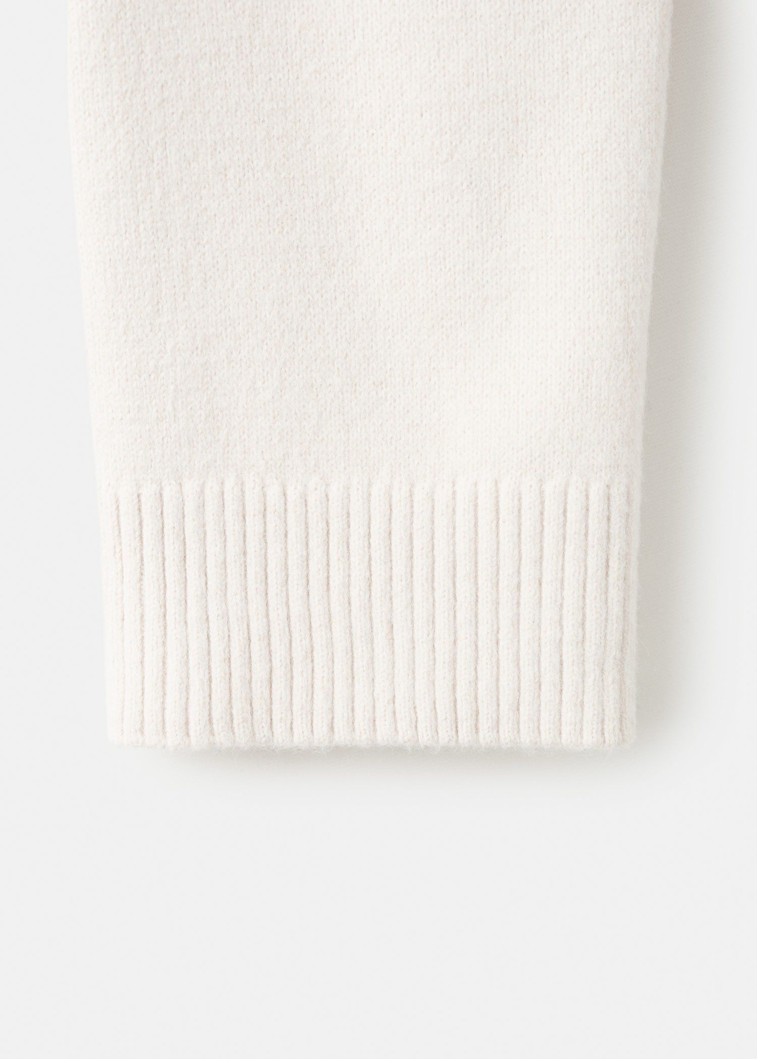 Perkins-neck sweater with button