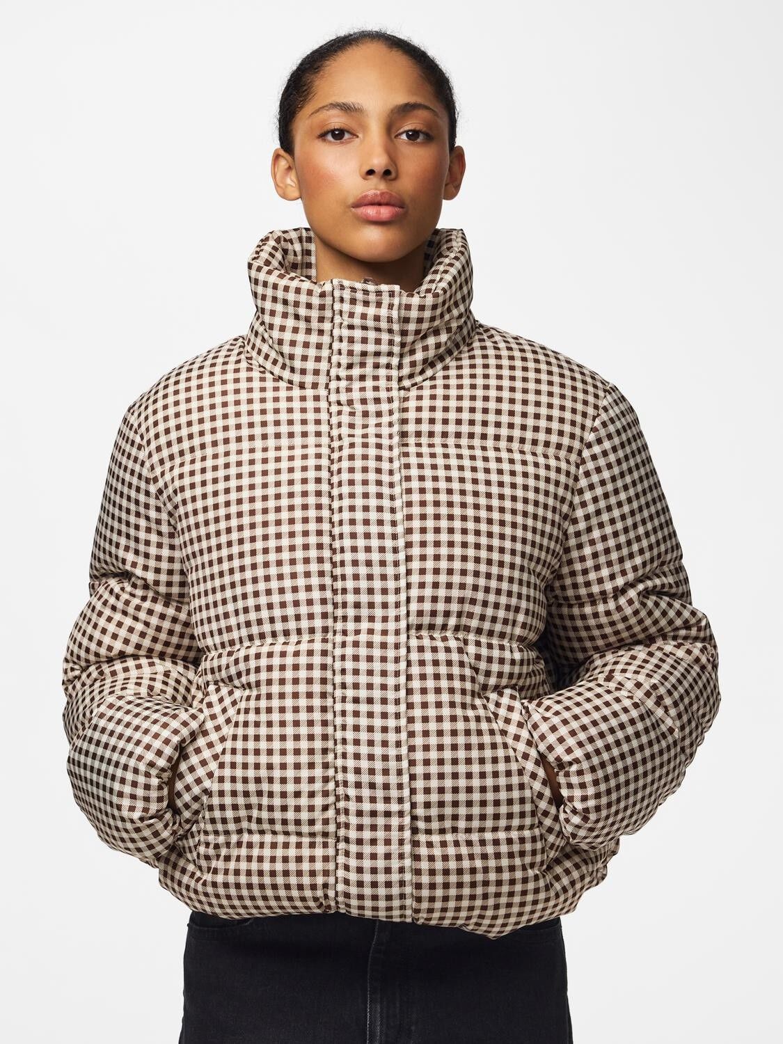 Pcasta Aop Puffer Jacket Bc