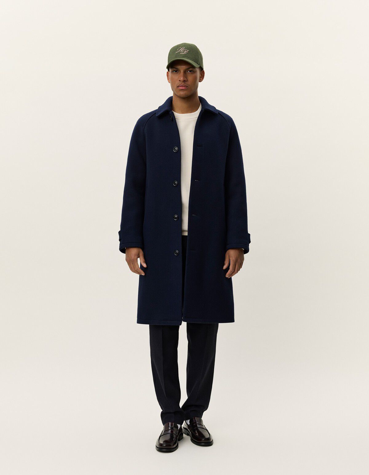 Michael Solid Wool Coat