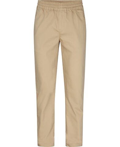 Casual trousers with elastic waist