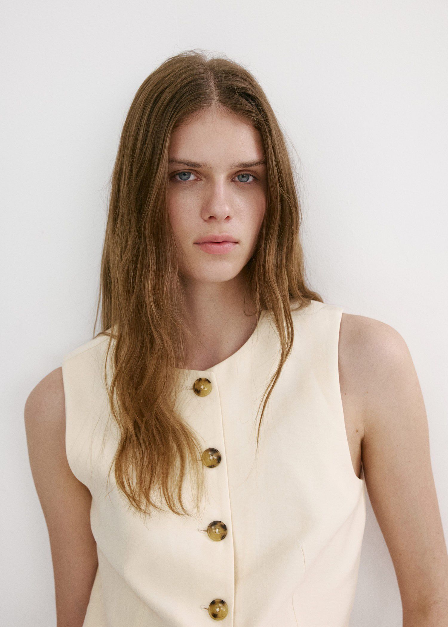 Waistcoat with buttons and pockets