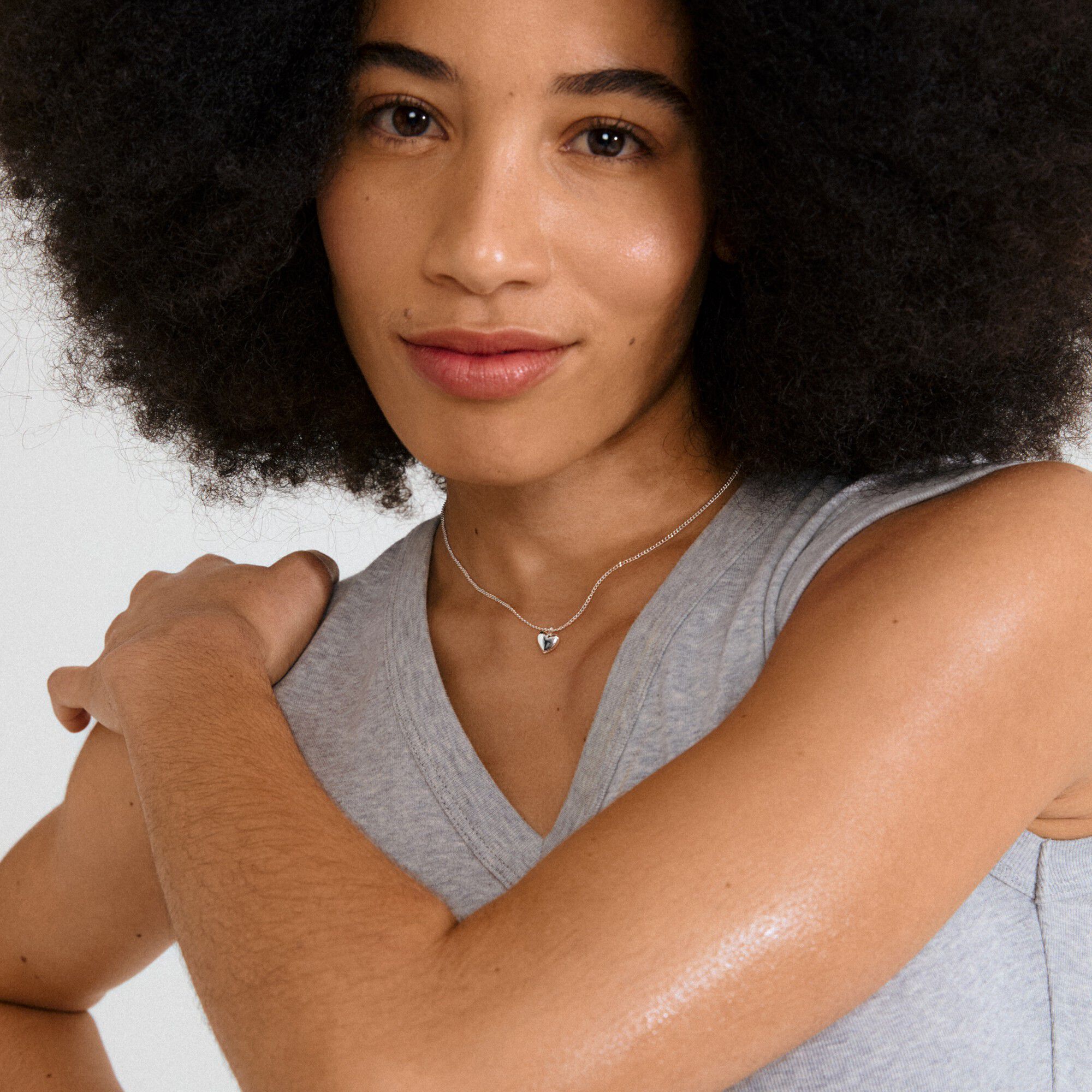 ALAIA necklace silver-plated