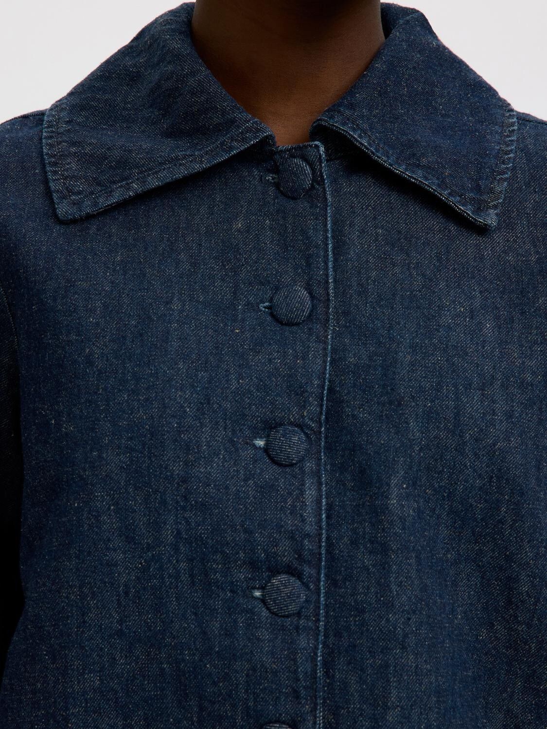 Slfrelaxed Hanny 3/4 Denim Jacket