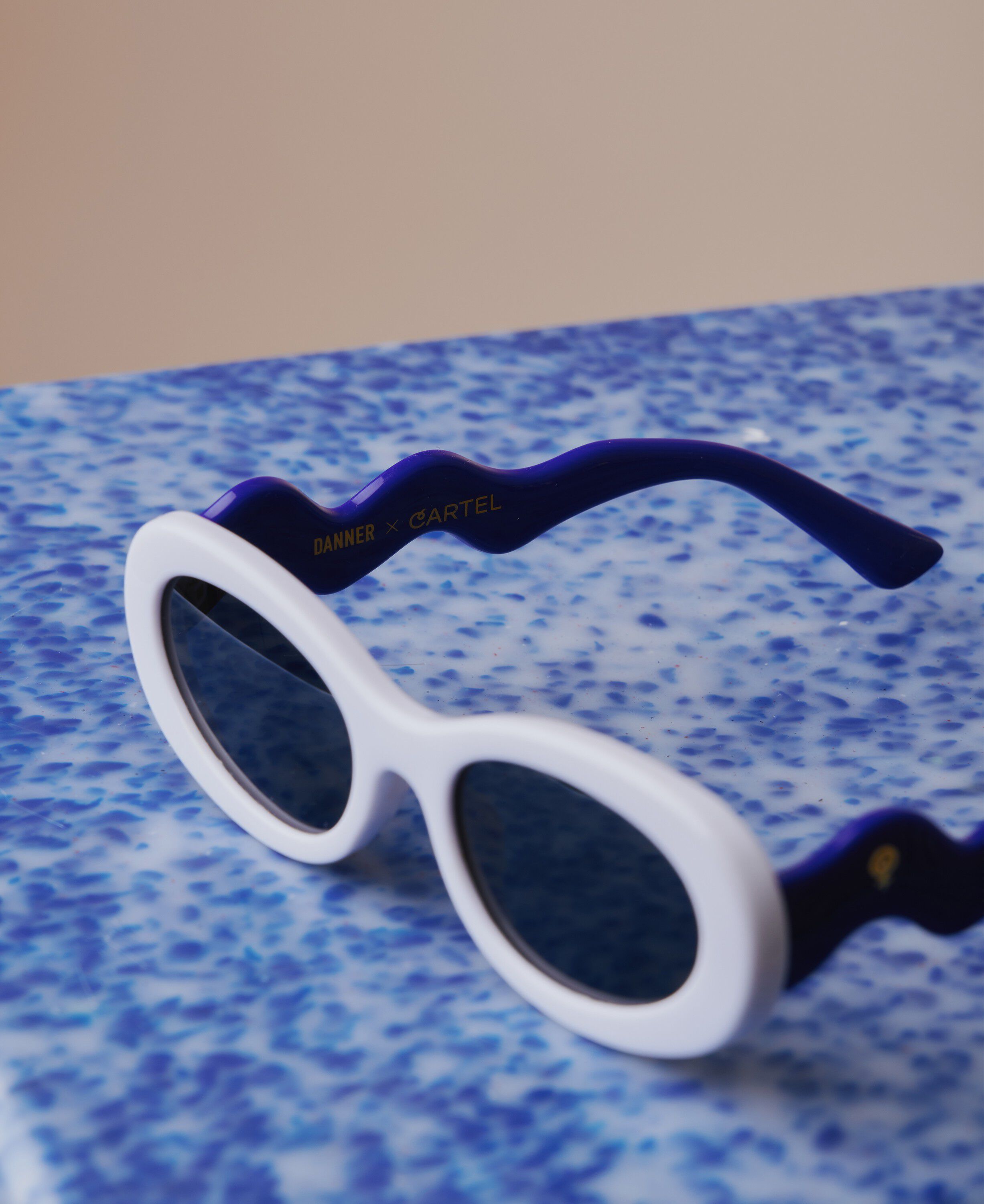Danner x Cartel Oval Sunnies - Shell/CartelBlue
