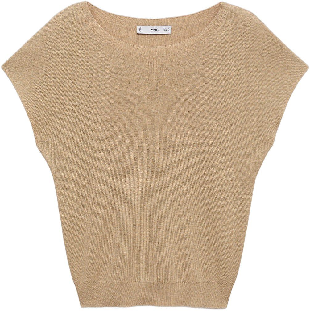 Sleeveless fine knit sweater