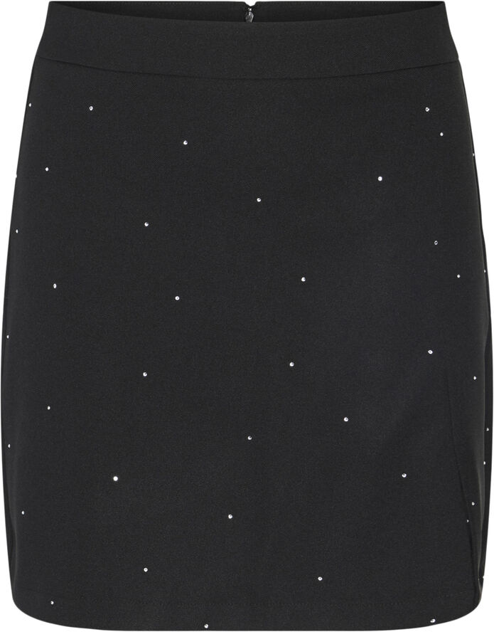 PCPEVA RHINESTONE HW MINI SKIRT