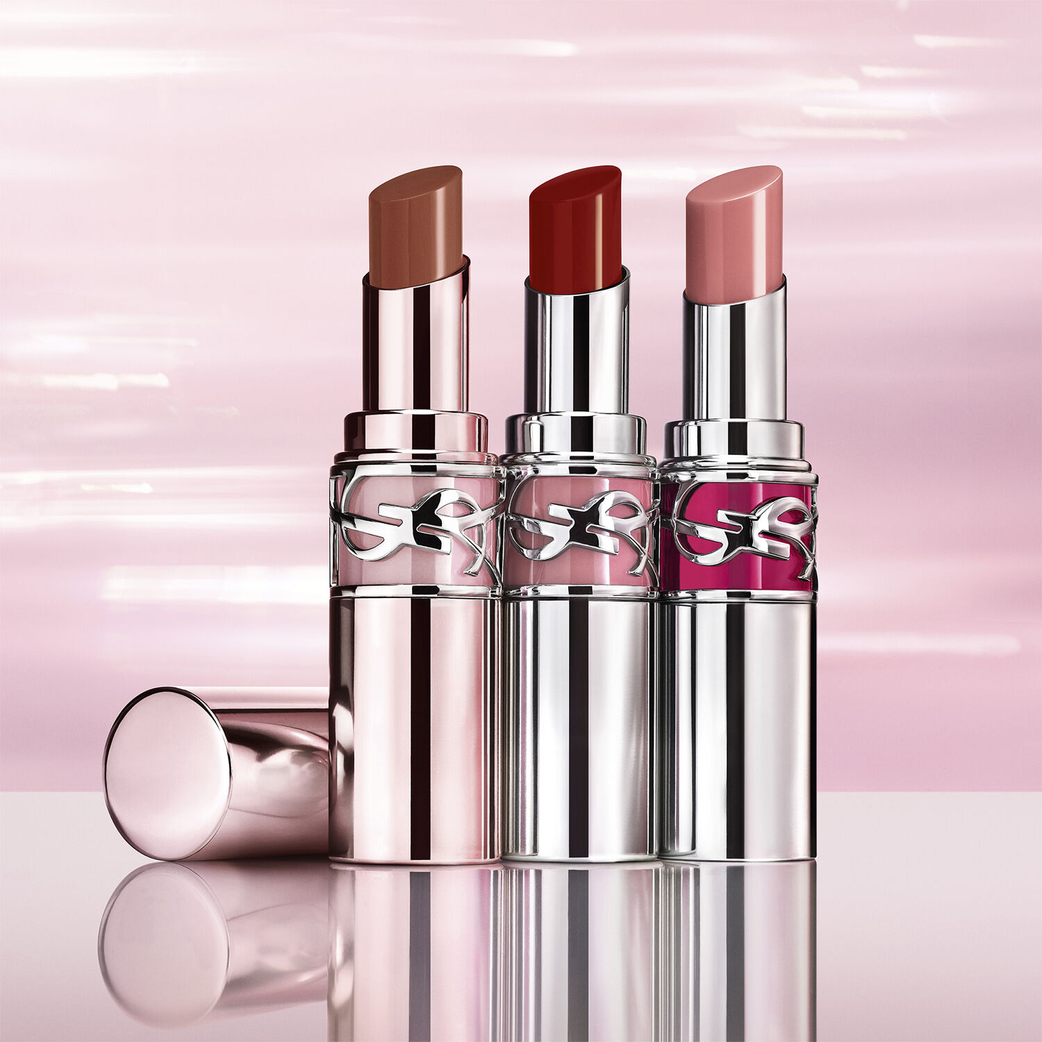 YSL LOVESHINE CANDY GLOW TINTED LIP BALM NUDE PLEASURE 7B