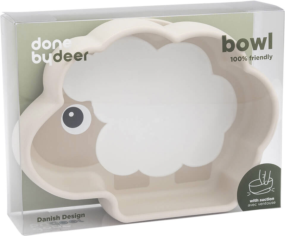 Silikone Stick & Stay sk&aring;l Sheepy Sand