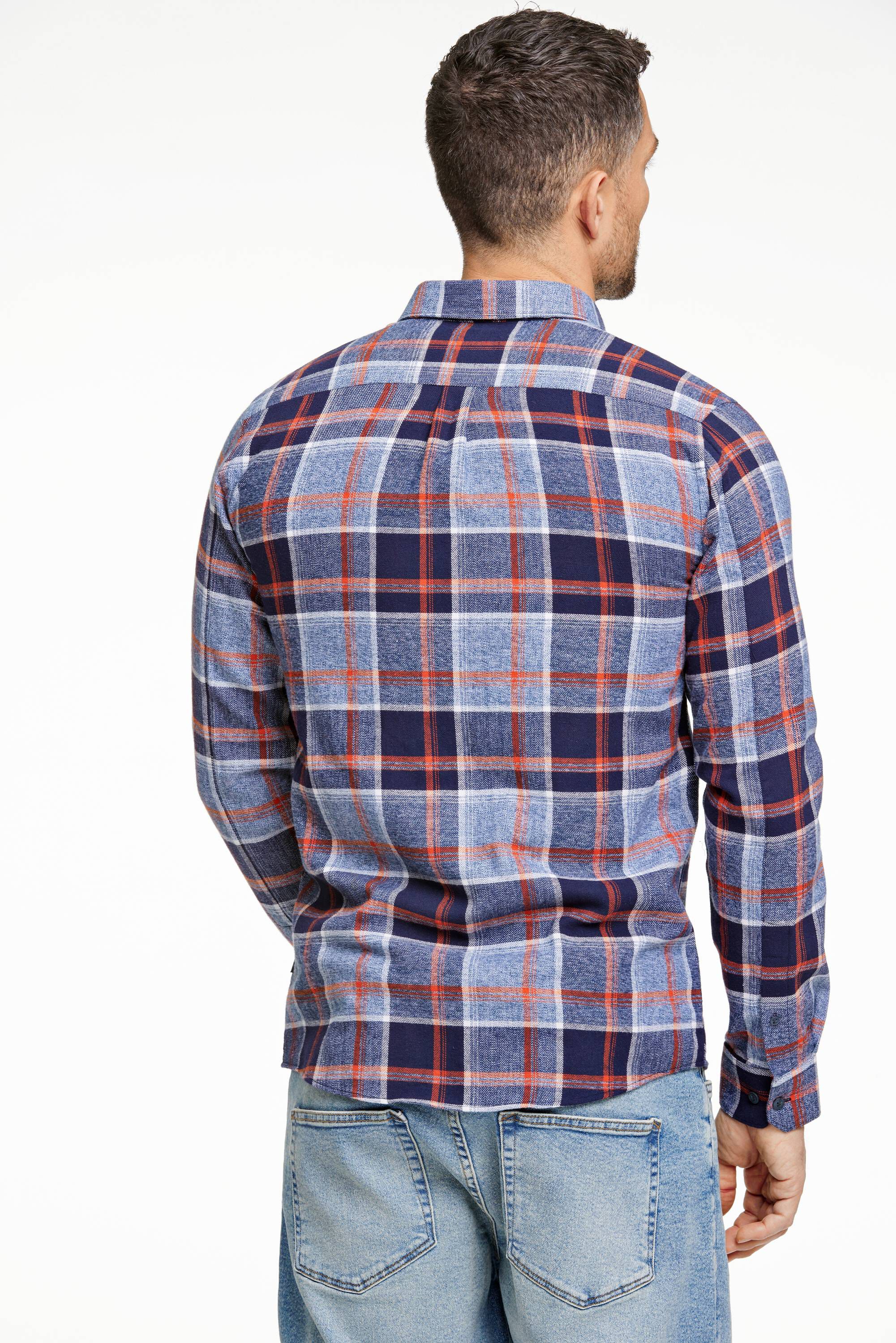 Brushed checked shirt L/S