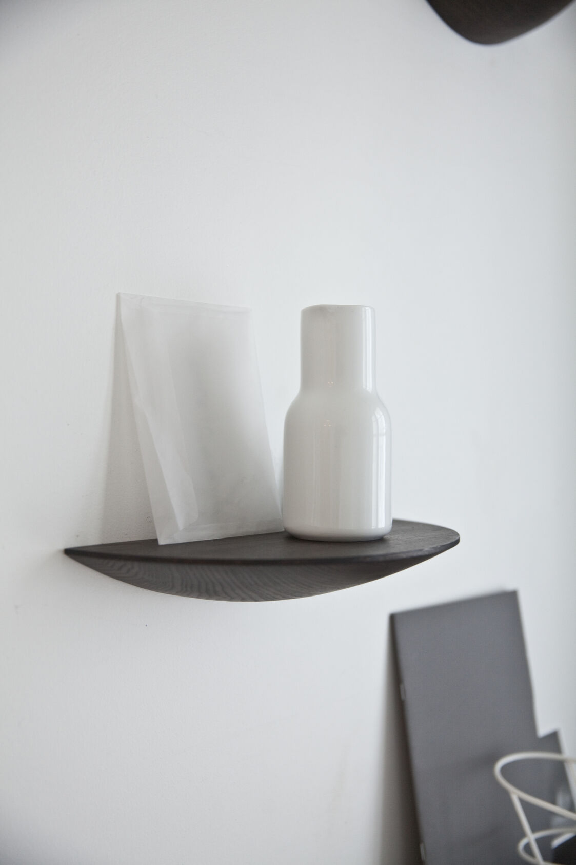 Gridy Fungi Shelf, Small, Natural Oak