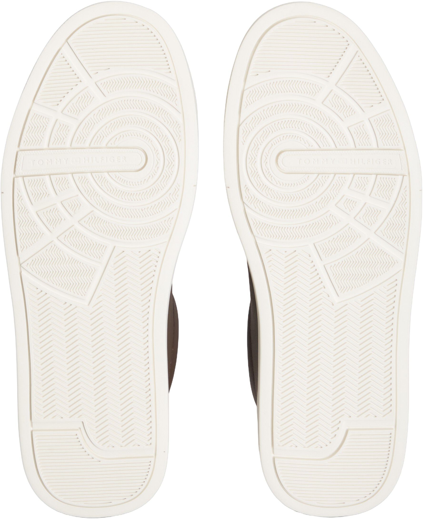 Logo Court Trainers With Leather