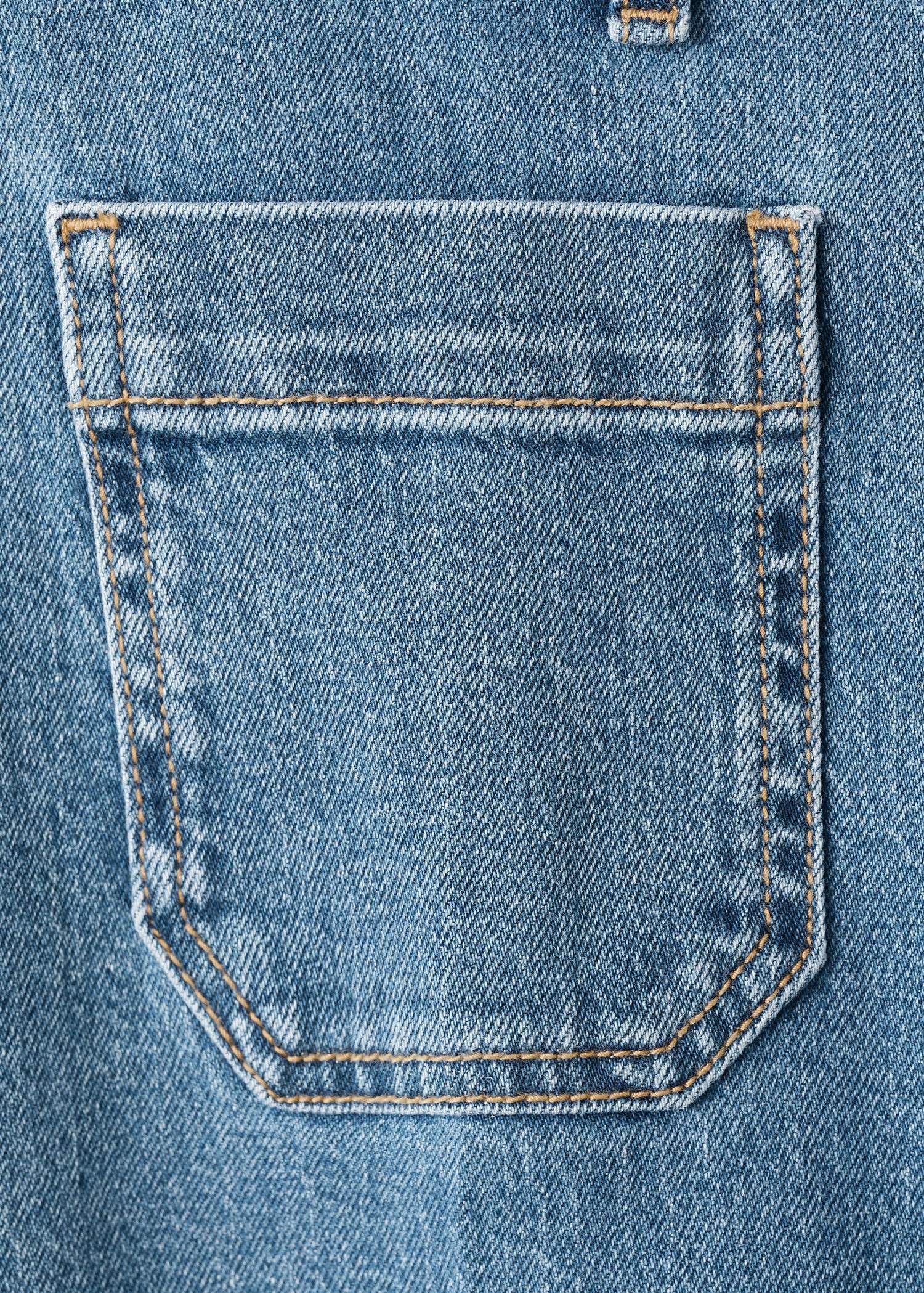 High-waisted wideleg jeans