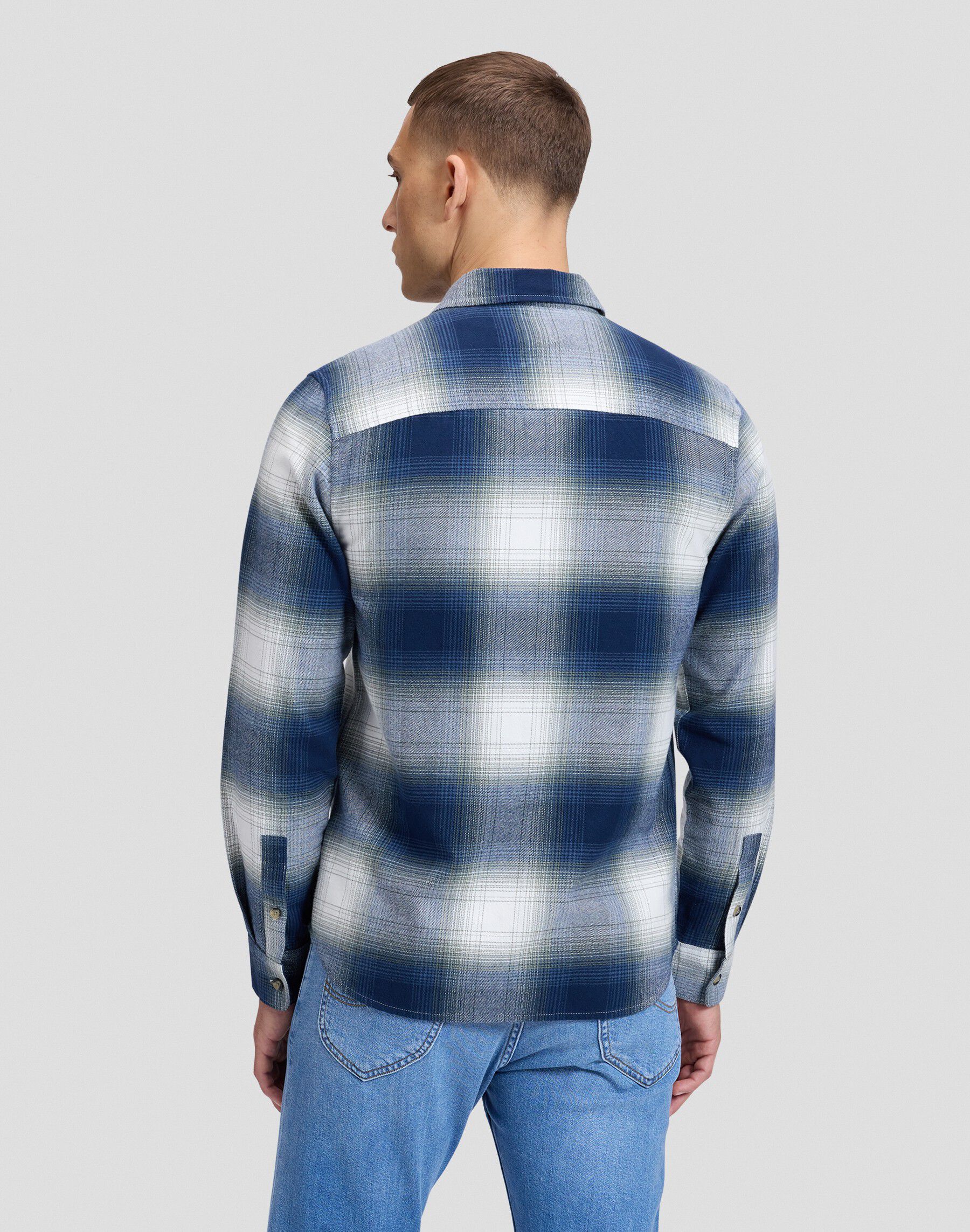 LEESURE_SHIRT DRESS_BLUES