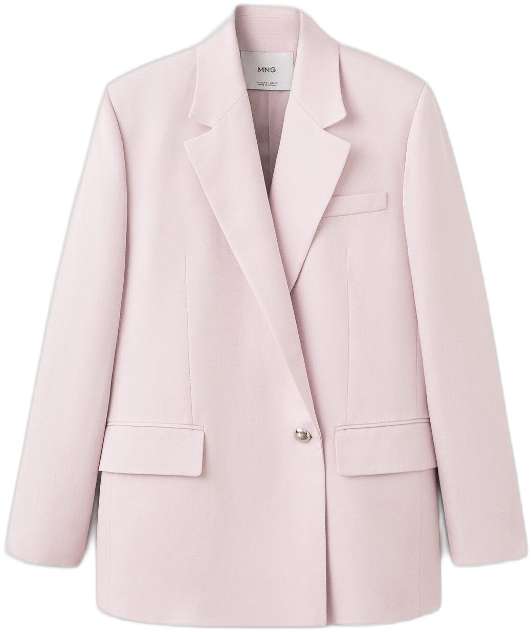 Linen-blend double-breasted suit ja