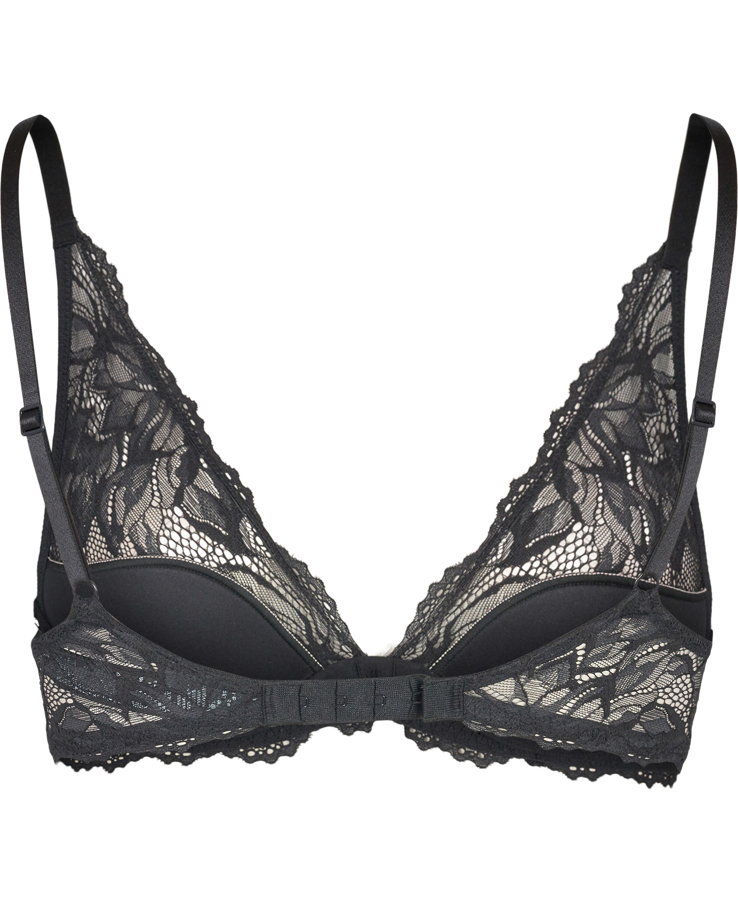 Lightly lined plunge bra
