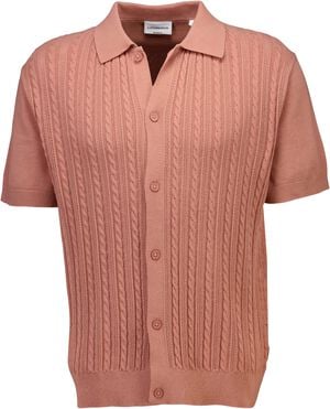 Knitted S/S cable cardigan