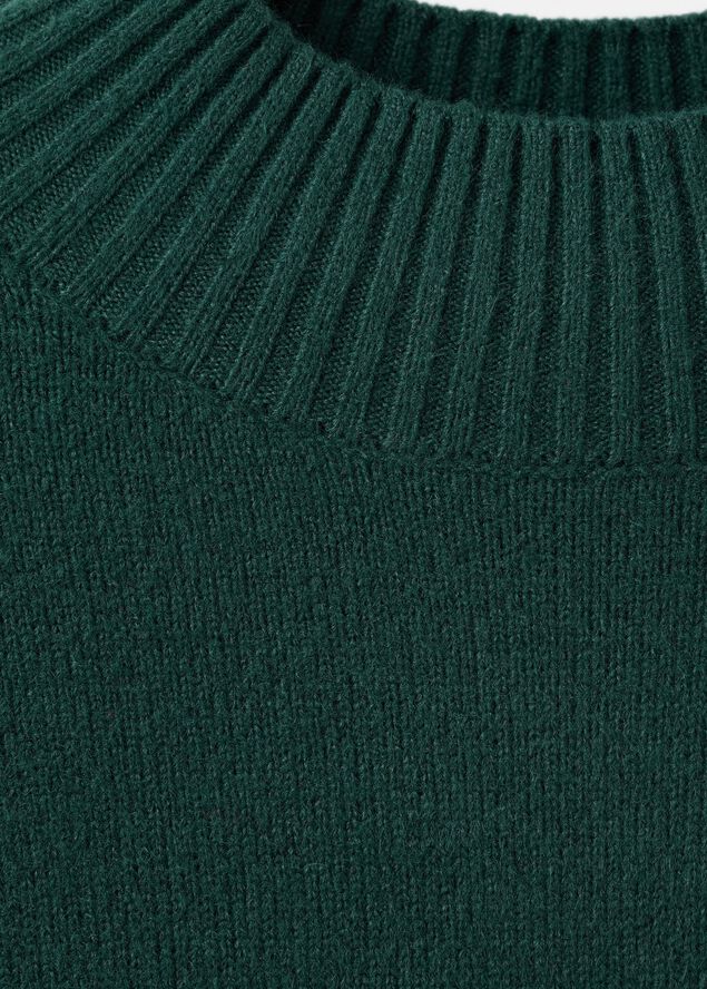 Ribbed turtleneck sweater