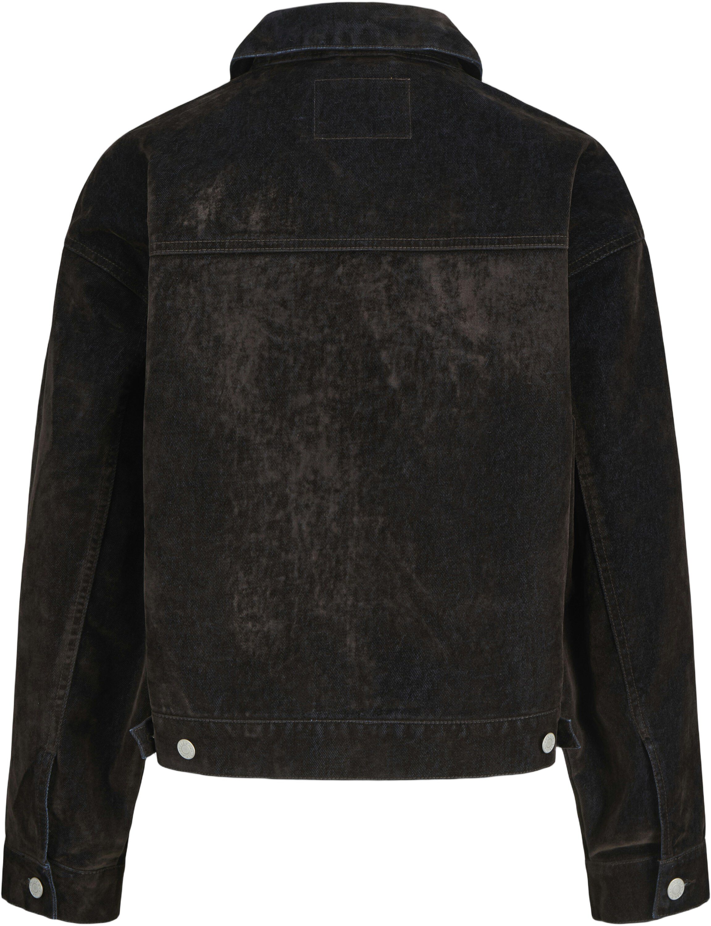 JXMIA FLOCK LS DENIM JACKET DNM