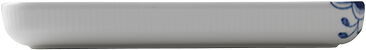 Blue Fluted Mega fat rektangul&auml;rt 24 cm
