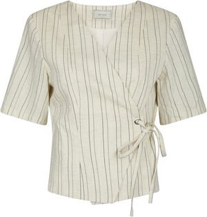 Simmo Stripe Eyelet Blouse