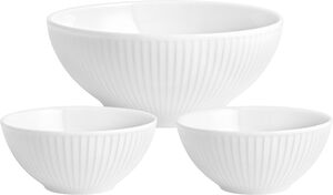 Sk&aring;lset Pliss&eacute; 3 delar 12/20 cm Vit
