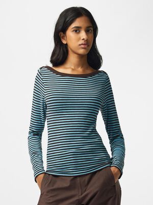 PCSOF LS BOATNECK TOP JRS DM