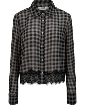 Signe 5 Lace Detail Shirt - GRS