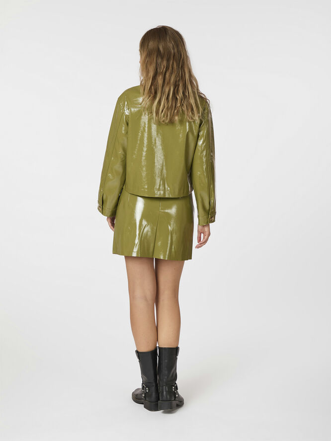 Emilia Patent Jacket