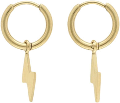 Large hoop earrings with heart & pearls