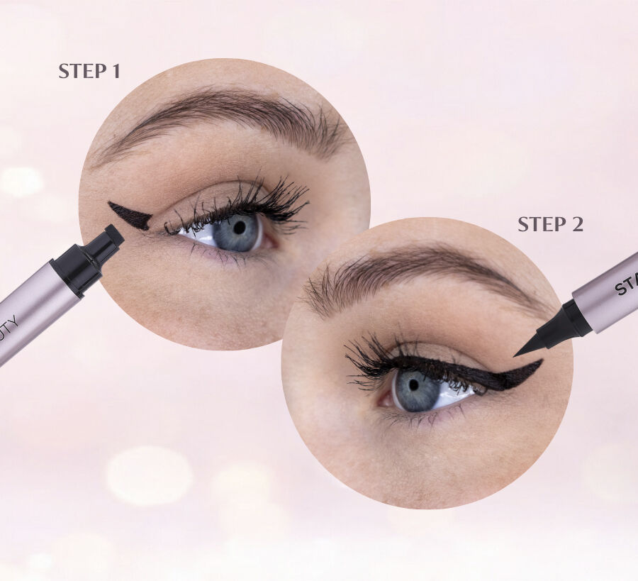 Master stamp and stroke eyeliner Intense Black - grand 12mm