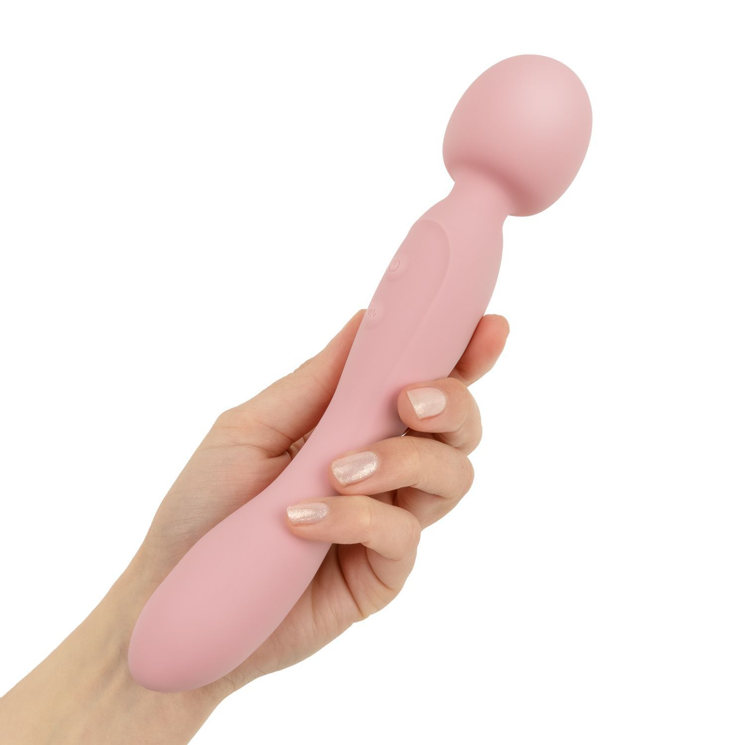 Good Vibes Only Soft Silicone Double-Sided Wand Vibrator