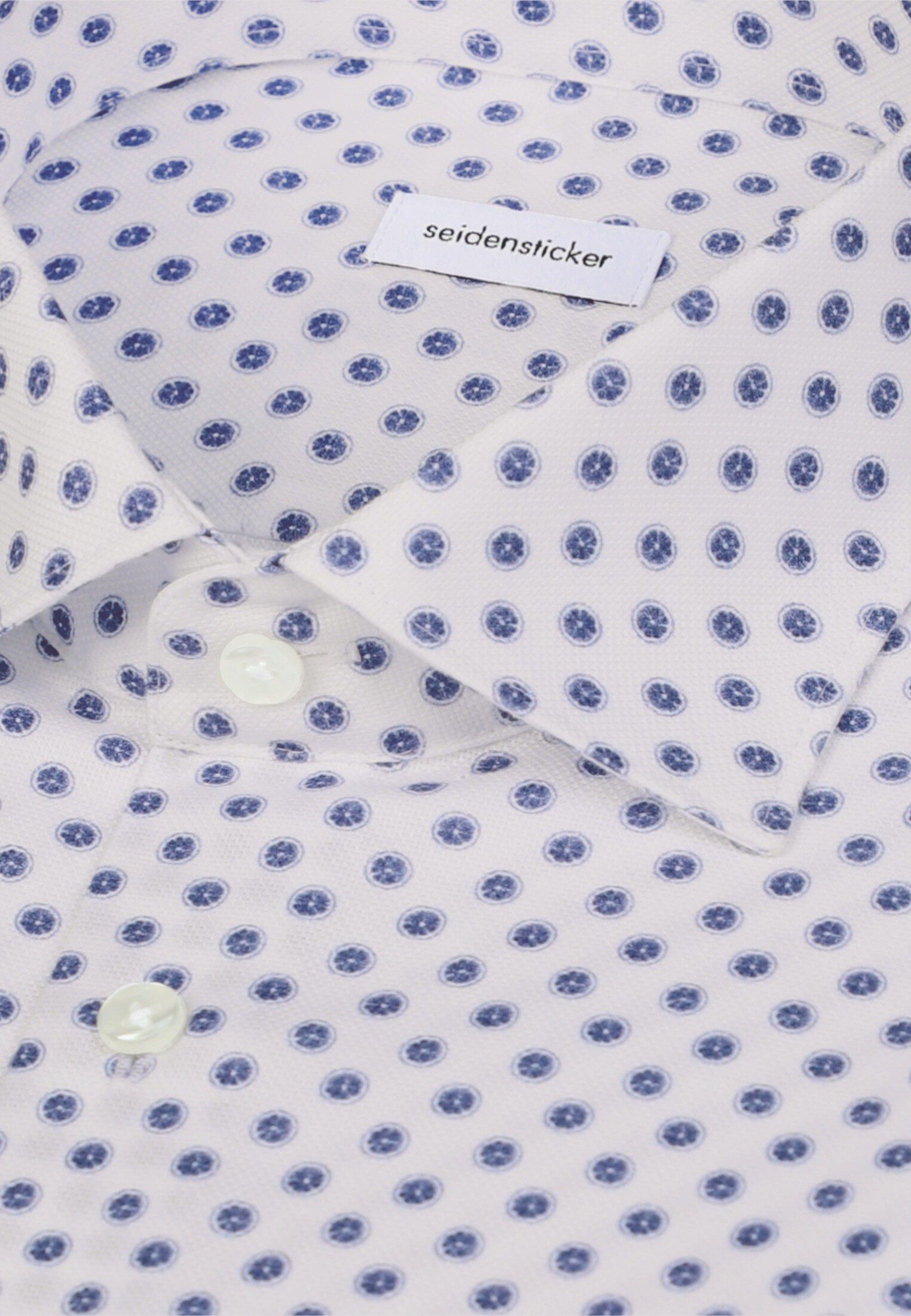Business shirt Regular 1/2 Kent-Collar Print