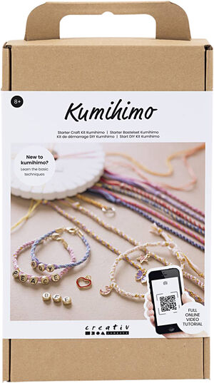 Start DIY Kit Kumihimo, Venskabsarmbånd