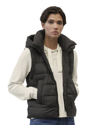 BNOS recycled no down, vest, detach