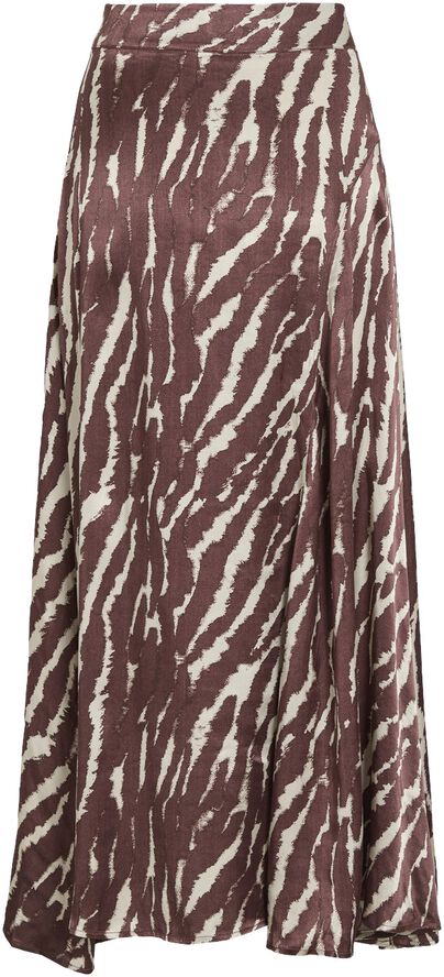 Roushiana Hw Printed Midi Skirt