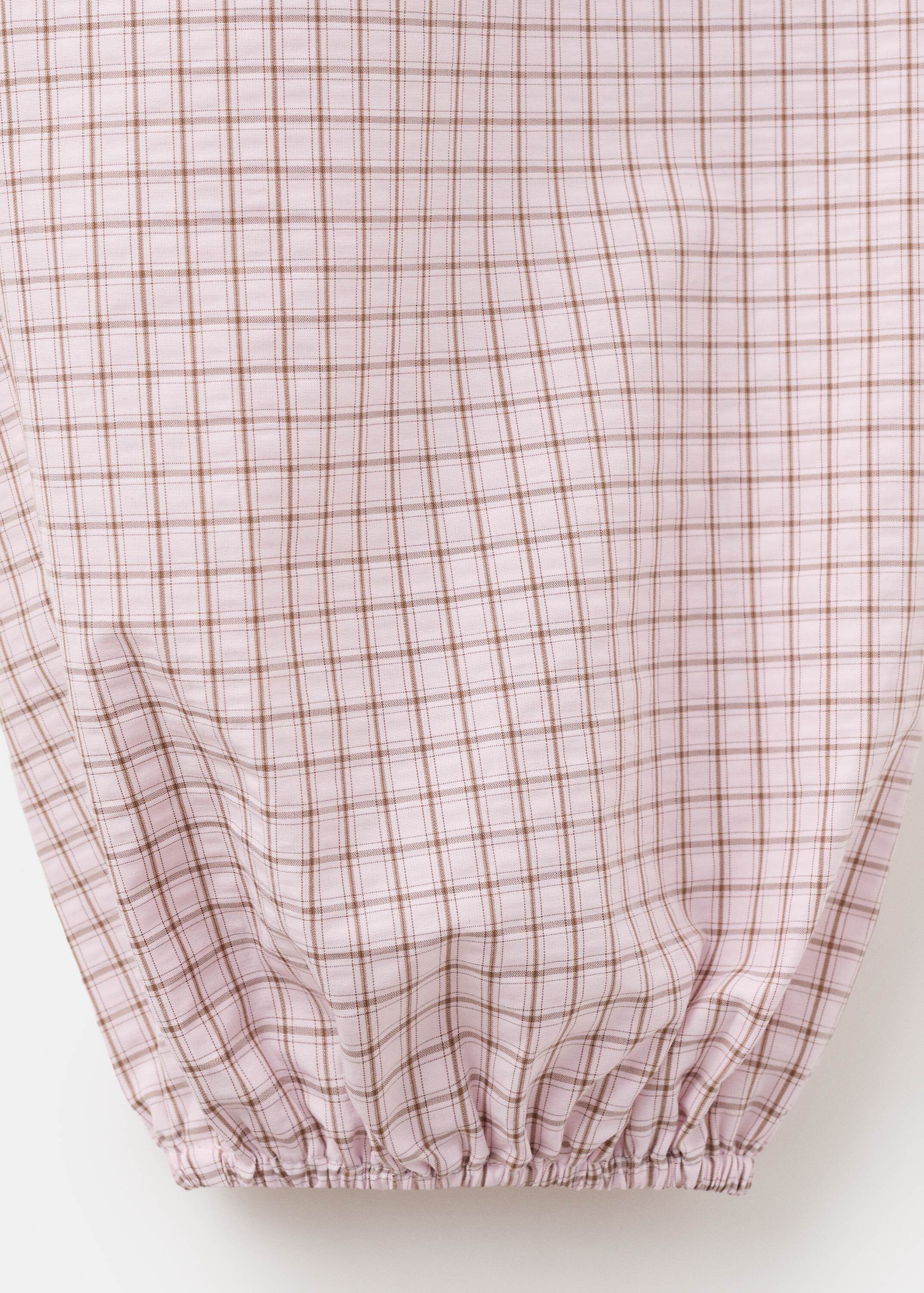 Checked slouchy trousers