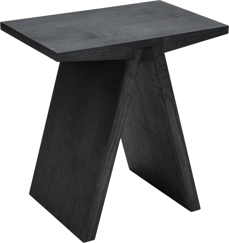 Taburet Angle Black - Sort bejdset/olie