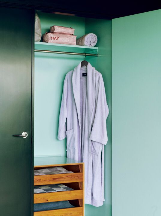 Mono Bathrobe-M/L-Lavender