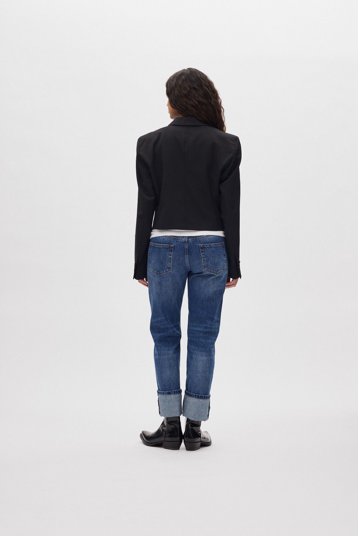 Smooth tailoring short jacket - Tam