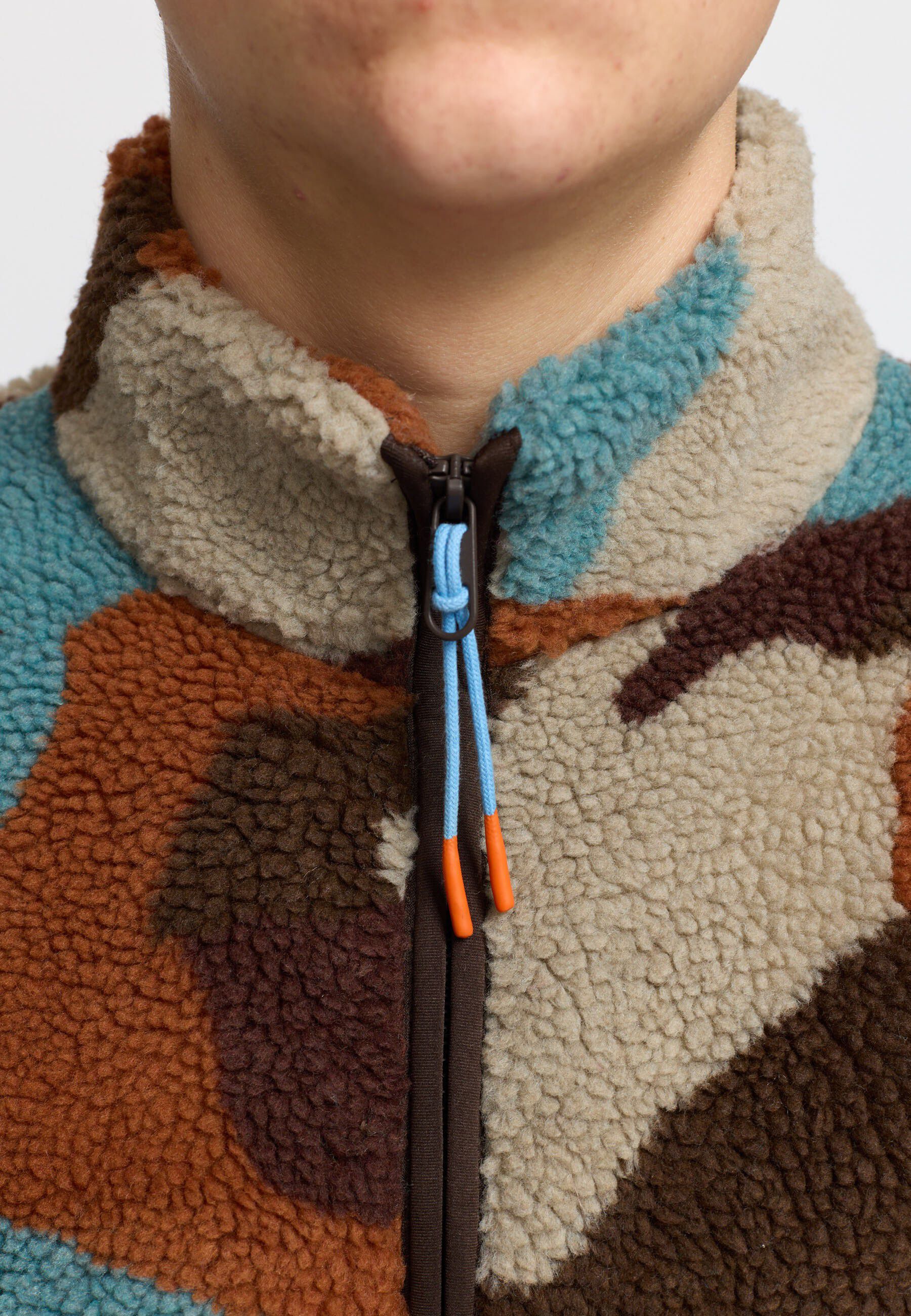 Printed Teddy Jacket