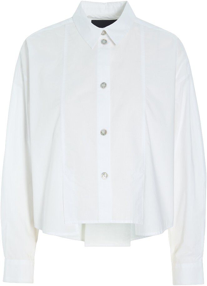 Core cotton skjorte med l&aelig;g