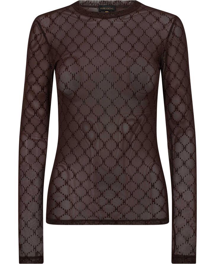 HYPETHEDETAiL mesh blouse