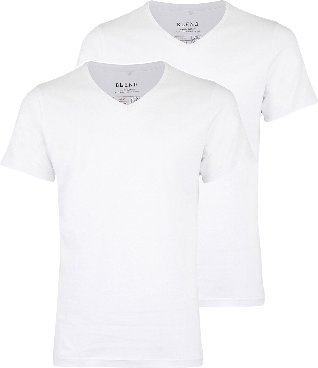 BHDinton V-neck tee 2-pack NOOS