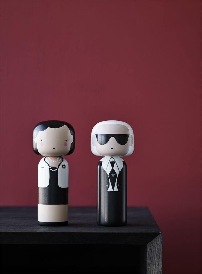 KARL håndmalet Kokeshi