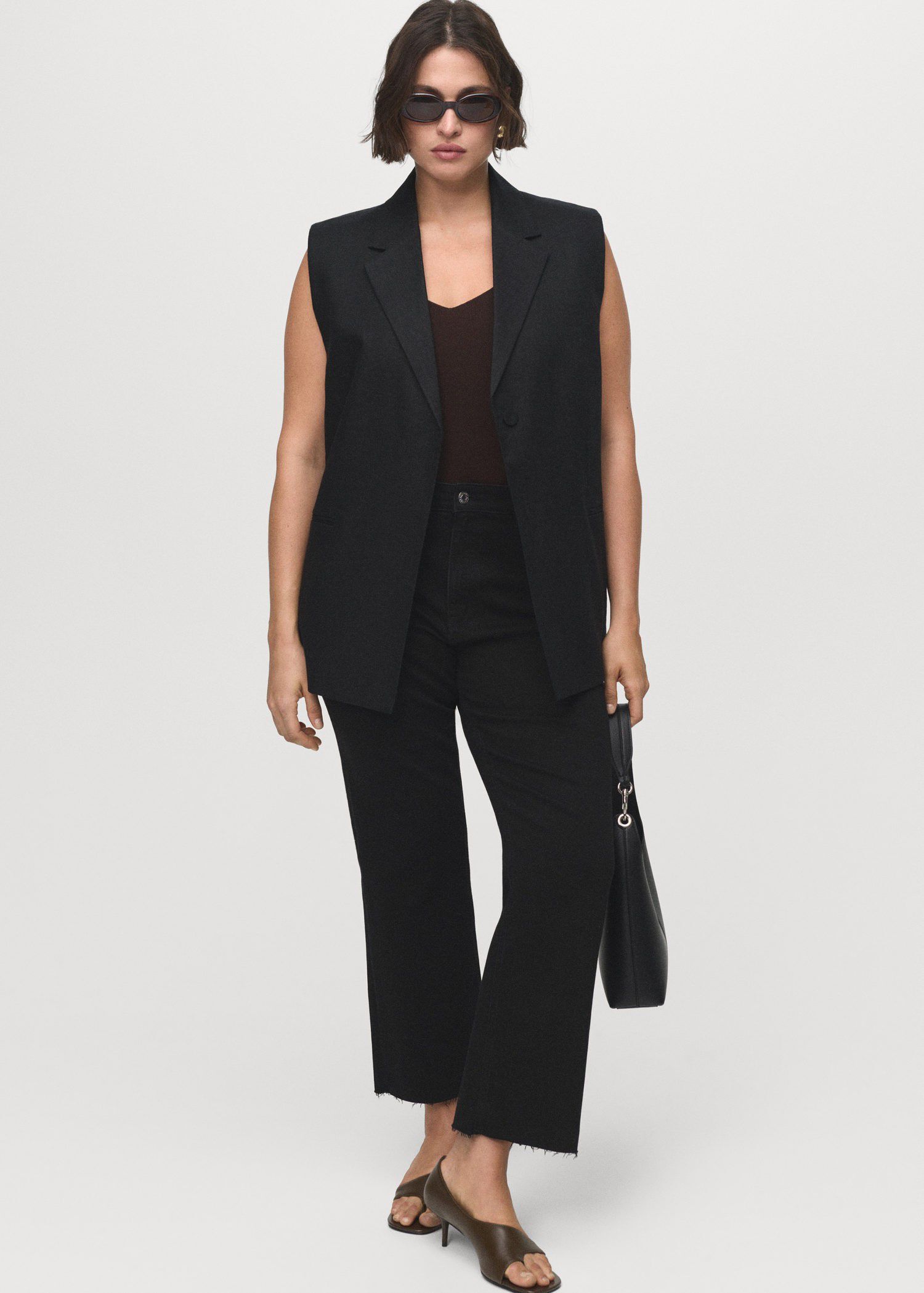 Sienna flared cropped jeans